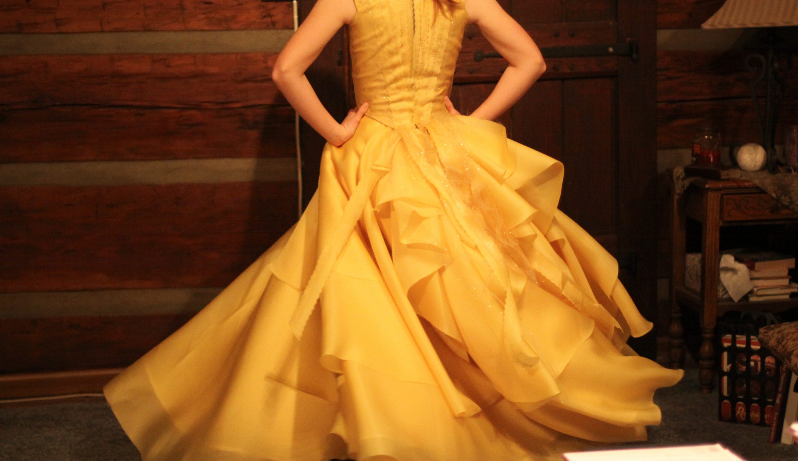 Sewing a Beauty – Belle’s Yellow Ballgown – Step 2: Outer Skirt