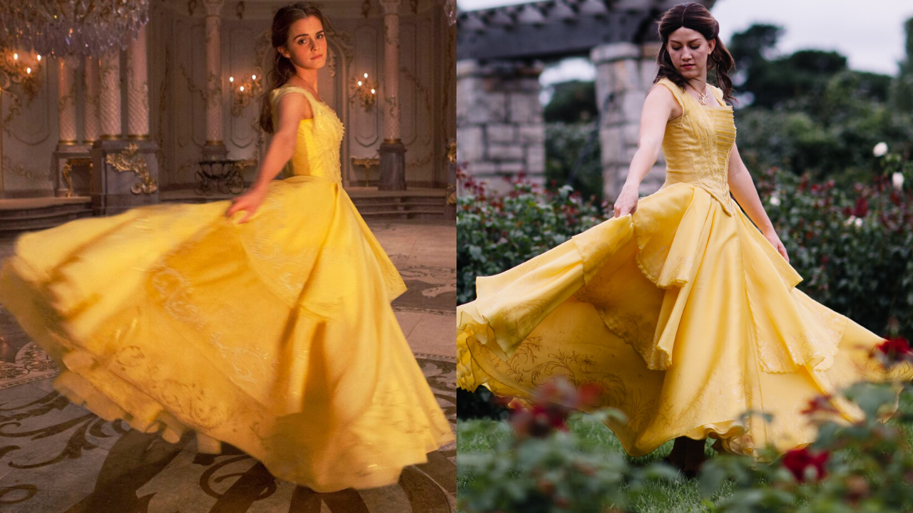 Side-By-Side Comparison – Belle’s Dress
