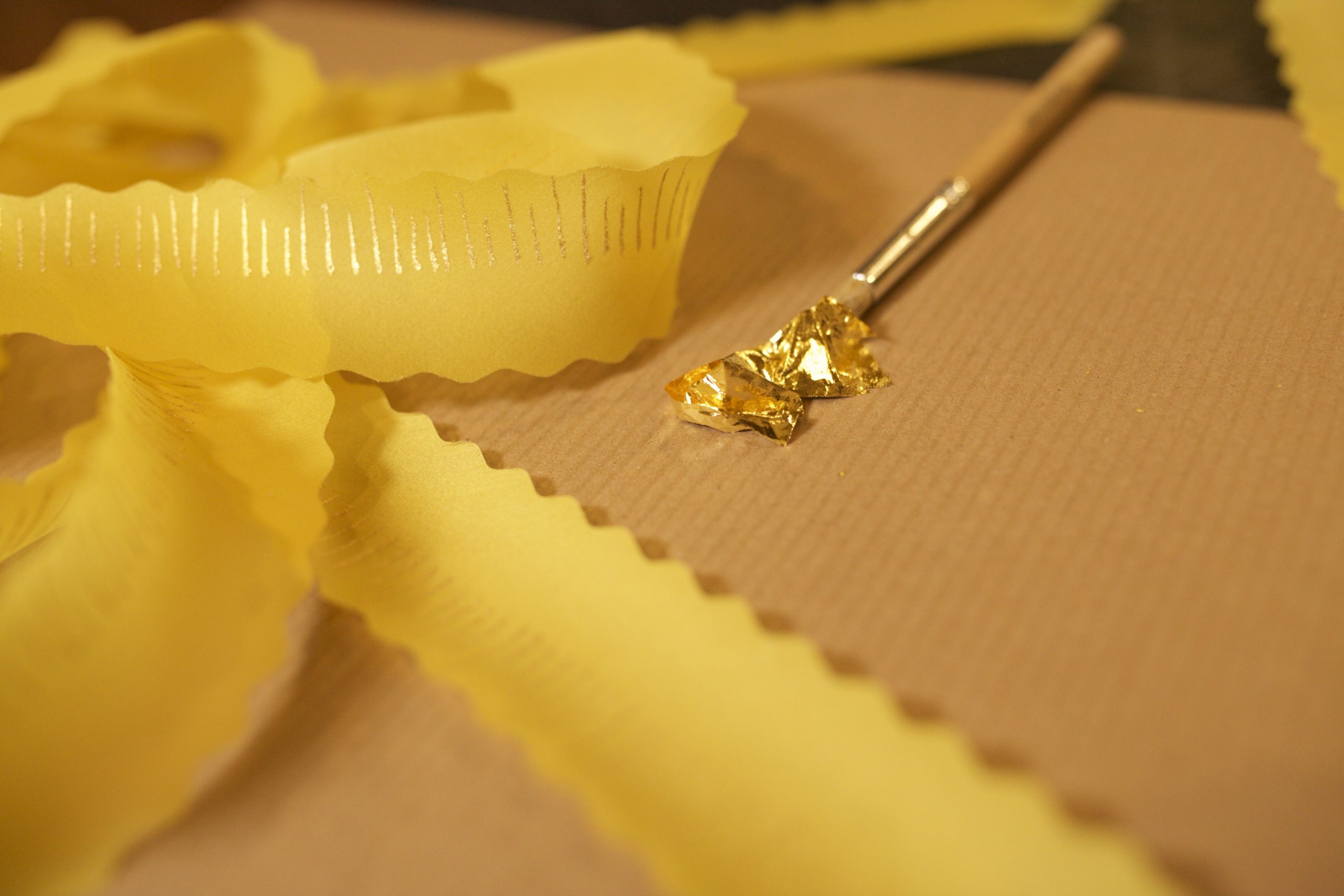 How to Apply Gold Leaf to Silk Fabric – VIDEO Tutorial