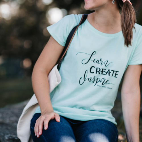Slouch T-Shirt  |  Learn Create Inspire
