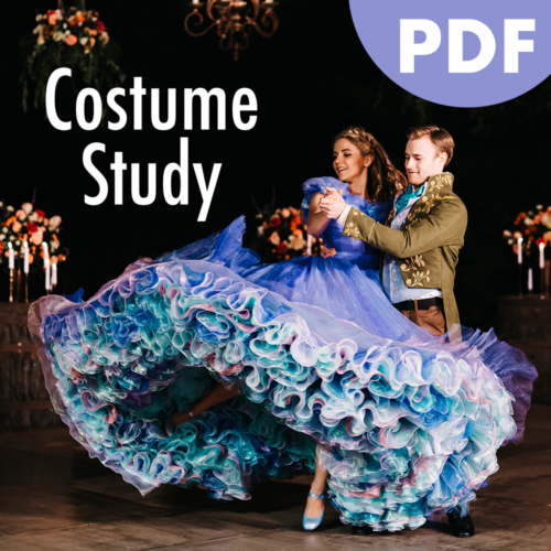 A comprehensive costume study providing intricate details and reference photos for replicating this iconic dress.