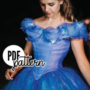 Cinderella Ballgown Bodice - Multi-Size PDF Sewing Pattern