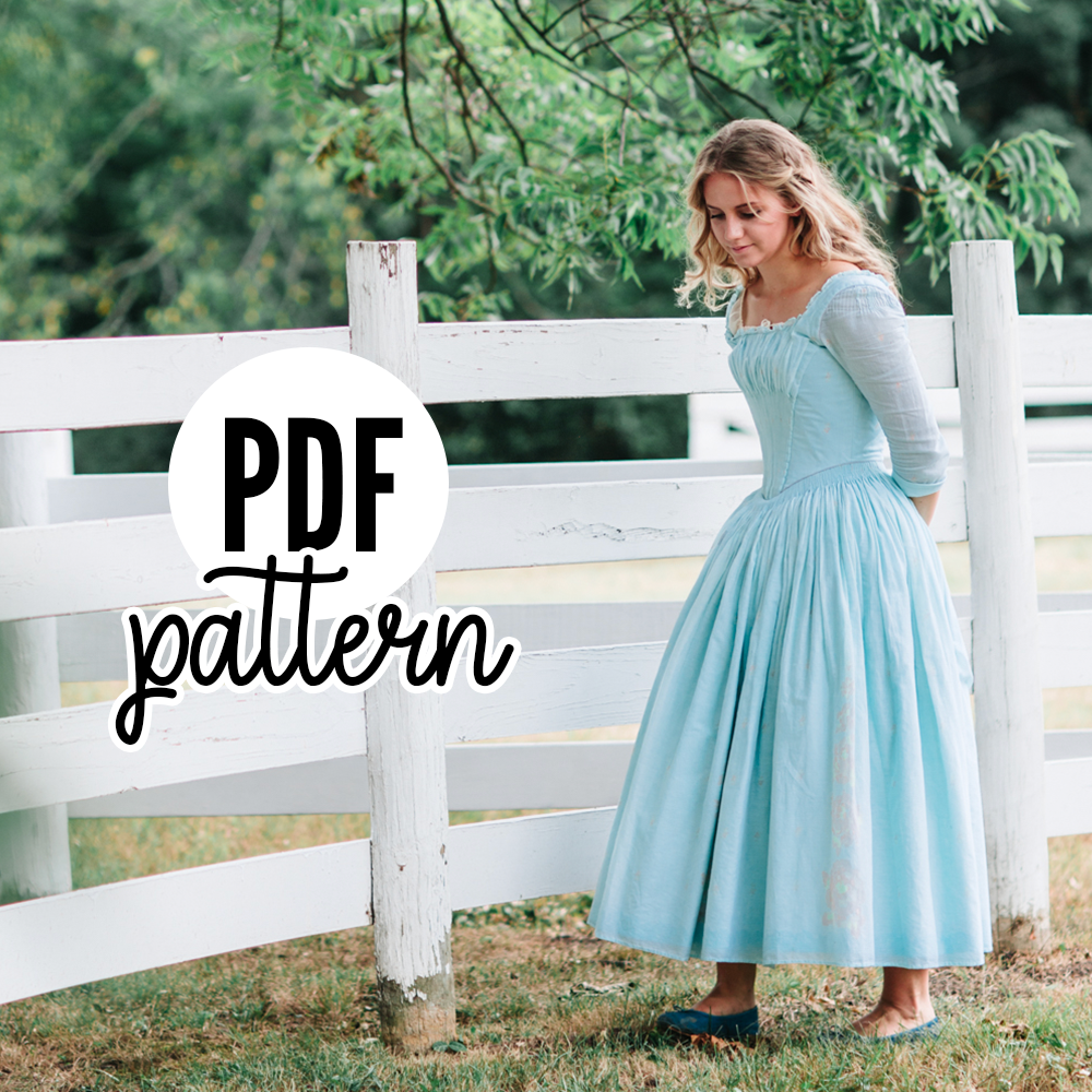 Cinderella Maid Dress – Costume PATTERN – PDF Printable