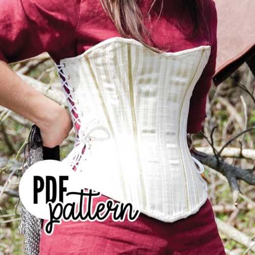 Susan's Corset - Costume PATTERN - PDF Printable