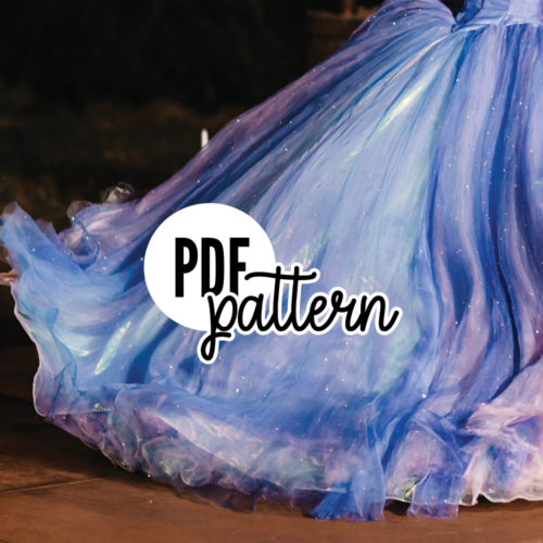 Cinderella Outer Skirt PATTERN - PDF Printable