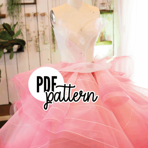 Glinda's Bubble Dress - Costume PATTERN - PDF Printable