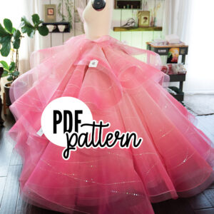 Glinda's Bubble Dress - Costume PATTERN - PDF Printable