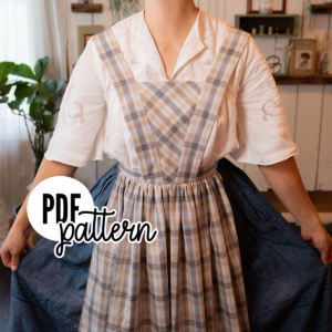 Prairie Apron PATTERN - Historical Inspired - PDF Printable